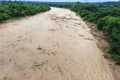 El Torno: Reportan que el agua subió arriba de los 3 metros en Espejos y hay afectación a cultivos