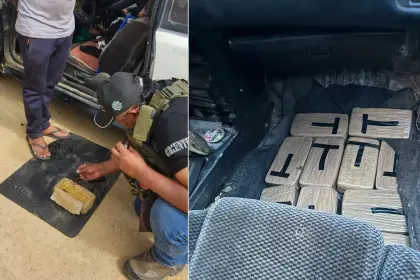 En Mairana, hallan a una pareja traficando más de 40 kilos de droga en un vehículo