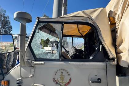 Armada Boliviana reporta daño a vehículos militares tras operativos de desbloqueo