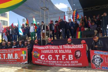 Cabildo en El Alto: 11 demandas de la COB marcan la jornada este Primero de Mayo 