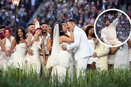 ¡Emocionante! La boda del Super Bowl fue real y Bad Bunny figura como testigo de la unión