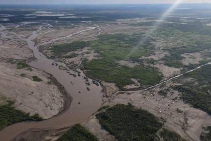 El cauce del Río Grande de Santa Cruz se desvió: “La eventualidad de un desastre es inminente”, advierte el Searpi
