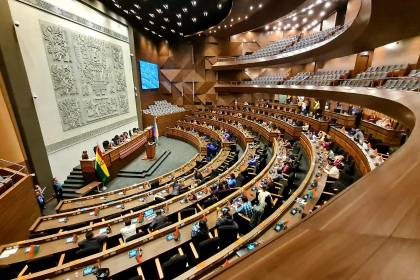 Suspenden reinstalación de sesión en la ALP por licencia de 24 senadores; estaba en agenda un crédito de $us 30 millones