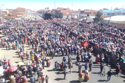 “Estamos firmes en la lucha”: Salazar, líder de los campesinos Túpac Katari, niega acercamientos para dialogar