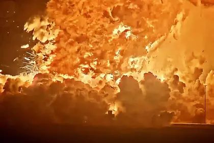 Video: La nave Starship de Elon Musk explota y provoca una enorme bola de fuego