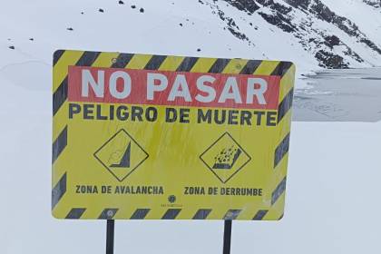 Avalancha en Chile deja al menos tres fallecidos