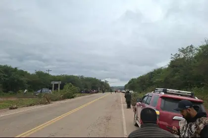 Levantan el bloqueo en la carretera de Yacuiba después de unas horas de interrupción del tráfico