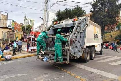 Suspenden el recojo de basura en La Paz por la “falta” de combustibles; la Alcaldía pide mantener los desechos en casa