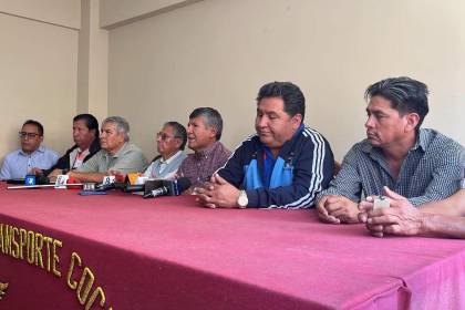 El transporte federado de Cochabamba se desmarca del paro del lunes convocado por los choferes