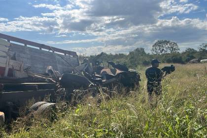 Tragedia en la Bioceánica: Policía señala que camión parado en la ruta no tenía señalización 