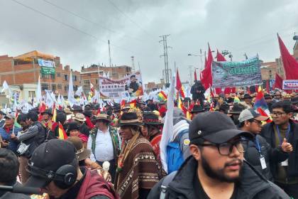 Esperan a Andrónico en acto de proclamación en El Alto