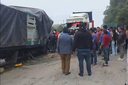 Choque múltiple: Los dos fallecidos son copilotos de los conductores de dos vehículos involucrados