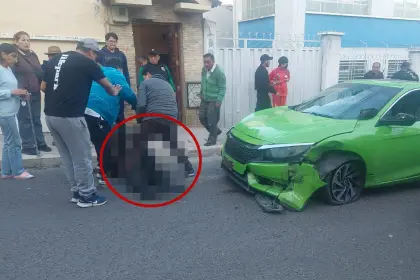 Policía que fue atropellado y arrastrado por un vehículo está en estado crítico