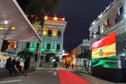 Sucre concentra los actos por el Bicentenario y se prevé que Arce se dirija al país desde La Casa de la Libertad