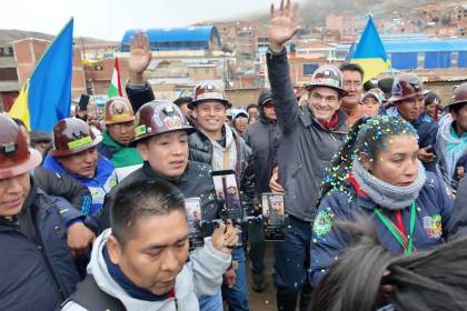 Rodrigo Paz promete impulsar a la minería para que lleguen dólares a Bolivia