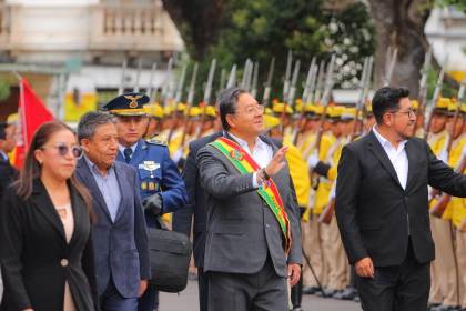 Bicentenario: Arce llama a la unidad de los bolivianos y a resolver sus diferencias, además habla del “proceso de cambio” 