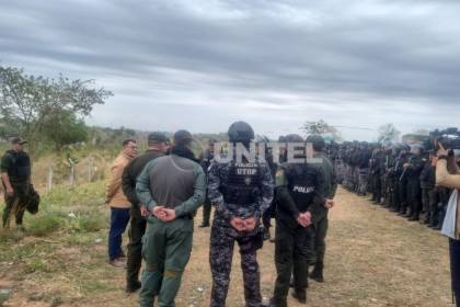 Avasallamiento en Guarayos: en patrullaje aéreo, Policía verifica que aún hay personas en predios y dice que consolidará la liberación