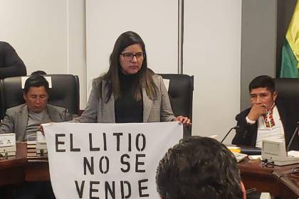 Diputados exigen sesionar en Potosí un contrato de litio con empresa rusa tras irrumpir la sesión en comisión 