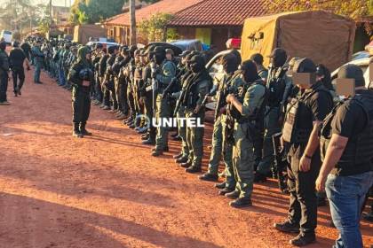 Grupos de élite policial realizan rastrillaje en San Matías a casi una semana del inicio de la última ola de crímenes