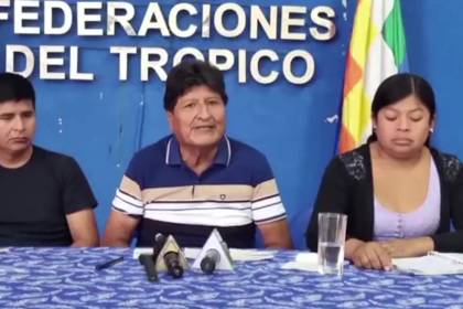Tras divulgación de audios atribuidos a Paz, Evo pide seguimiento de organismos internacionales 