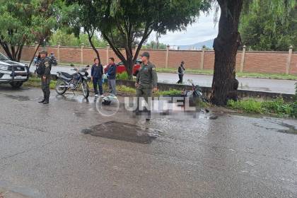 Hombre pierde la vida tras impactar con su motocicleta contra un árbol