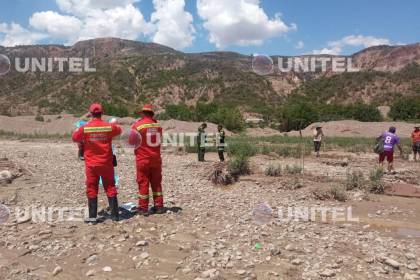 Hallan el cuerpo de la mujer de 85 años que fue arrastrada por un río en Quillacollo