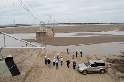 YPFB Transporte invierte $us 6,3 millones en la ampliación del puente aéreo sobre el Río Grande