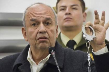 Gobierno confirma que Murillo arribará a Bolivia deportado de EEUU y será aprehendido para que responda ante la Justicia
