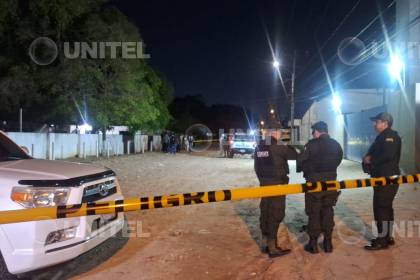 Dos personas fueron acribilladas dentro de un vehículo en la zona norte de la capital cruceña