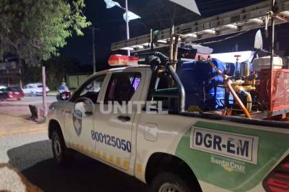 Fuga de gas provoca el cierre de un tramo en el sexto anillo por la zona sur de Santa Cruz de la Sierra