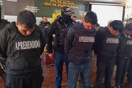 Capturan a banda delincuencial que redujo a una familia para robar Bs 200.000 de una casa