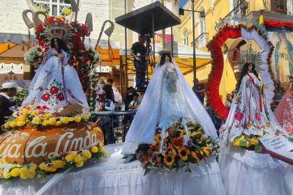 Más de 30 advocaciones marianas dieron inicio a los actos centrales por la fiesta de la Virgen de Urkupiña