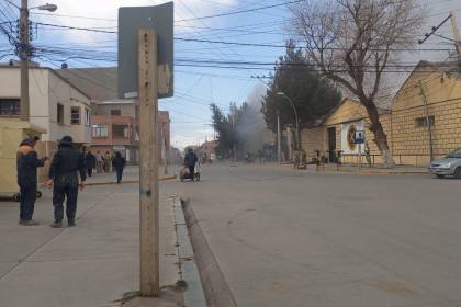 Reportan explosión en el regimiento Bolívar en el municipio paceño de Viacha