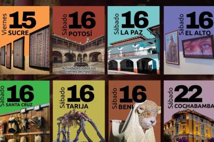 La Larga Noche de Museos llega a ocho ciudades y promete una gran fiesta cultural en Bolivia