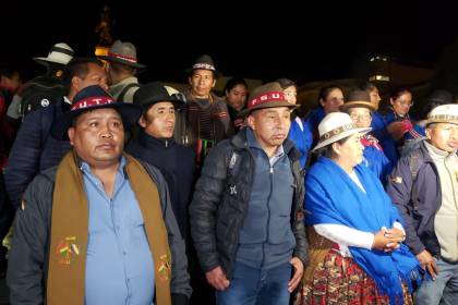 Organizaciones sociales de Oruro dice que no permitirán la marcha convocada por Evo Morales 