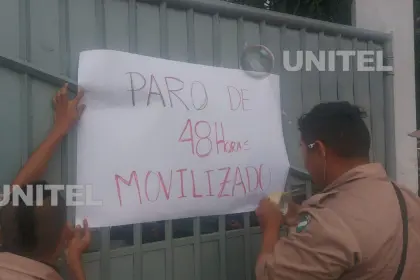 Gendarmes cruceños radicalizan protestas y van al paro de 48 horas