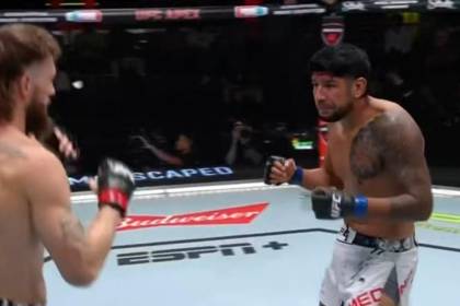 “Vaya corazón y aguante del boliviano”: ‘Chicho’ Medina hace historia en su debut en la UFC, pese a la derrota