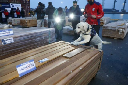 Incautan en Chile 108 toneladas de droga impregnada en madera; sospechan que la carga salió de Bolivia