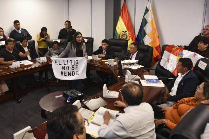 Diputado opositor impugna sesión de comisión que aprobó contrato de litio con empresa rusa