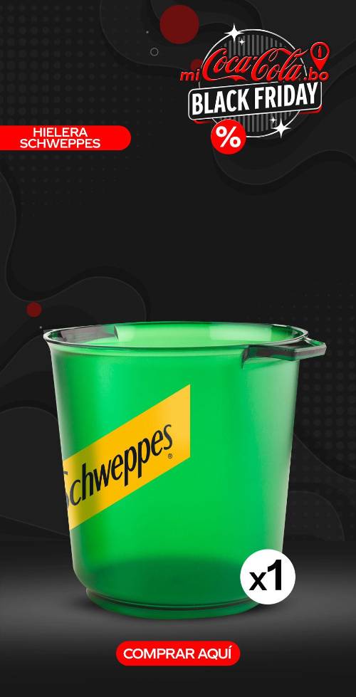 Hielera Schweppes