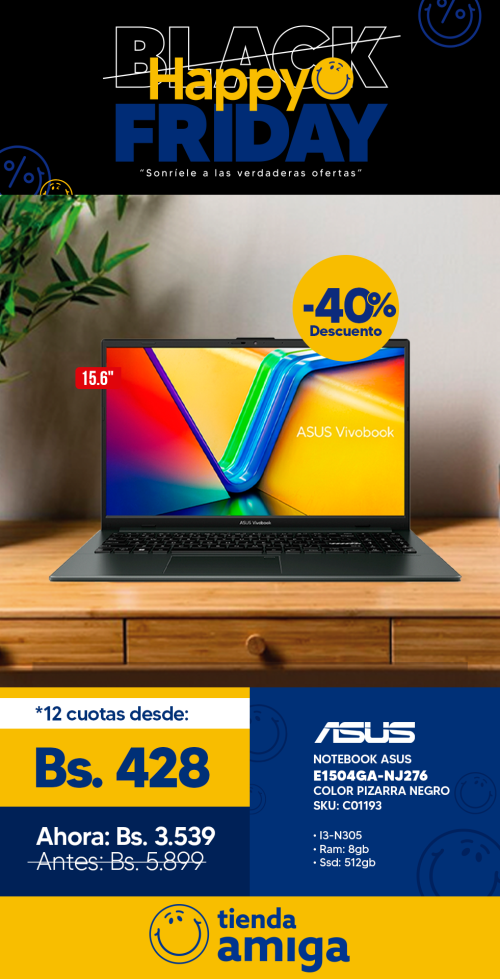 Tienda Amiga: Notebook ASUS