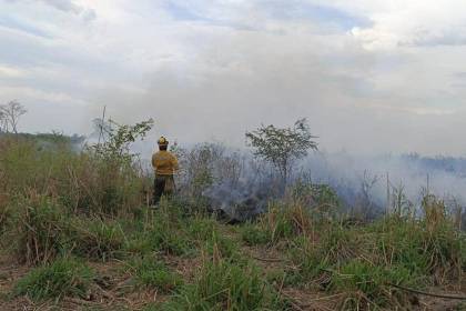En medio de la alerta por el aumento de focos de calor, Santa Cruz registra 13 incendios forestales