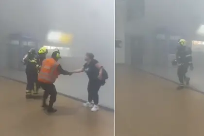 Incendio al interior del aeropuerto Viru Viru causa evacuación y suspensión de vuelos