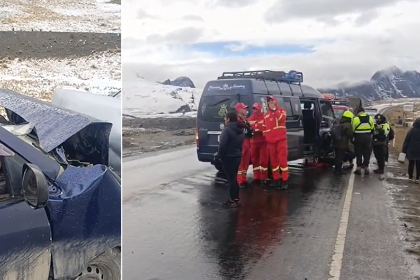 Tragedia en la Cumbre: Tres muertos y seis heridos tras choque frontal de vehículos