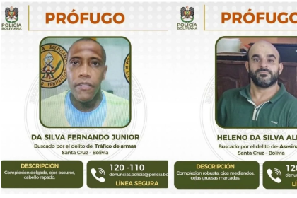 Interpol activa notificación naranja y coordina con Brasil la captura de los reos que fugaron de Palmasola