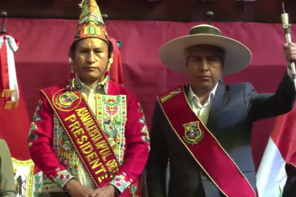 Edgar Sánchez jura como gobernador de Oruro: “Trabajaré para que tengan mejor vida”