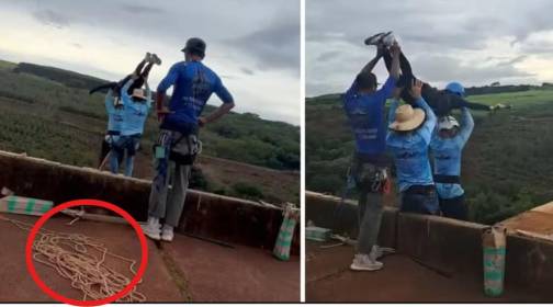 Imágenes sensibles: Joven muere al ser lanzada de puente sin cuerda de seguridad