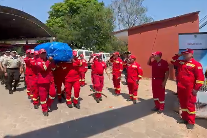 Con honores y respeto, despiden al sargento Abel Chilca quien murió cumpliendo su labor como bombero
