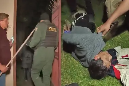 Vecinos capturaron a un ladrón tras sorprenderlo en una casa, sus cómplices lograron huir