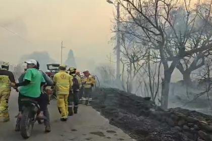 Incendio forestal amenaza Quirusillas en el municipio tarijeño de San Lorenzo
